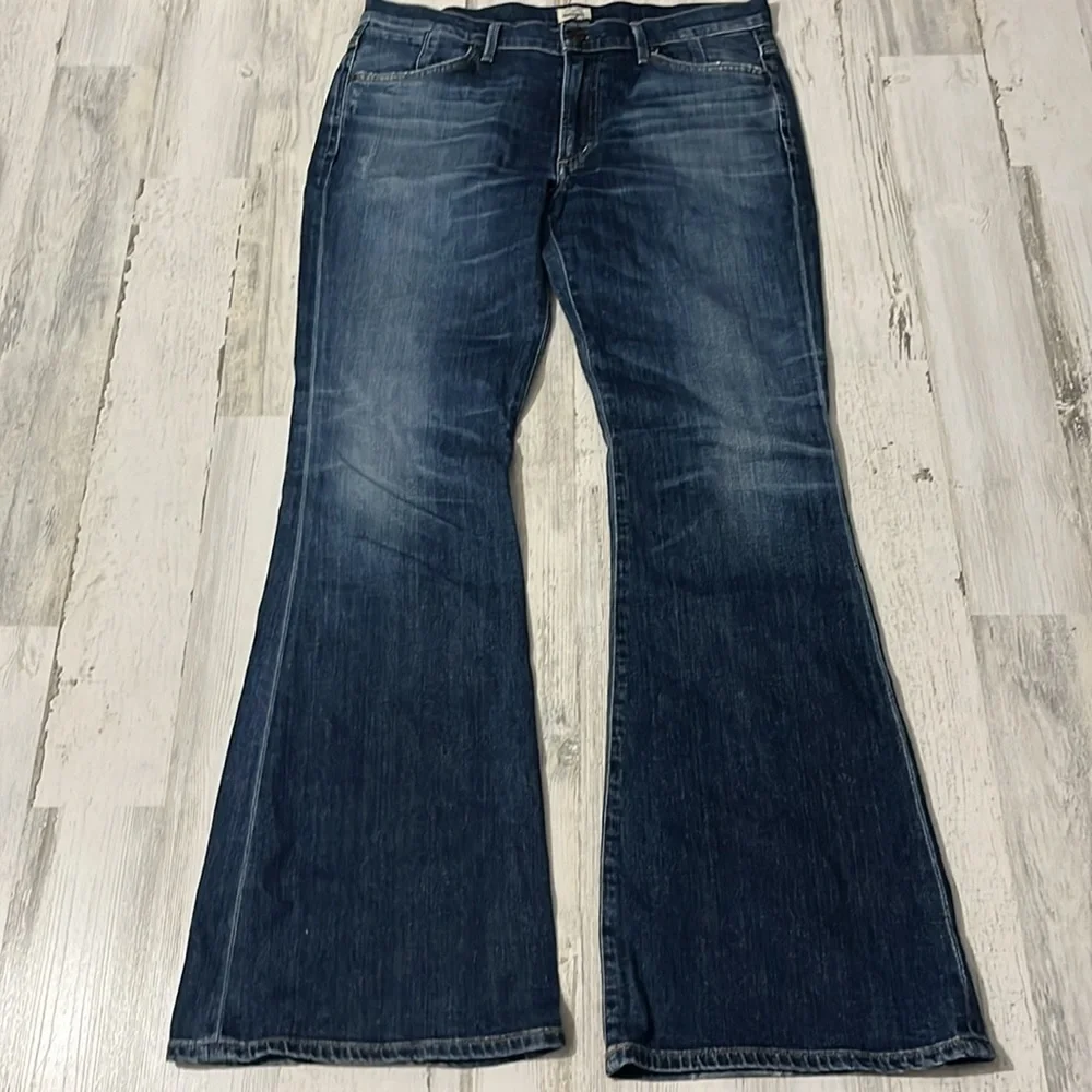 Citizens of Humanity Fleetwood Petite High Rise Flare Jeans Size 32 - Picture 5 of 13